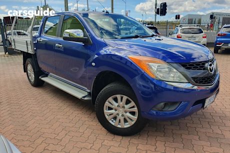 Blue 2011 Mazda BT-50 Dual Cab Utility Xtr (4X2)