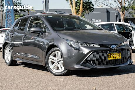 Grey 2022 Toyota Corolla Hatchback Ascent Sport Hybrid