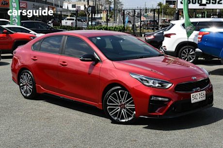 Red 2021 Kia Cerato Sedan Gt