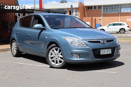 Blue 2008 Hyundai I30 Hatchback Slx