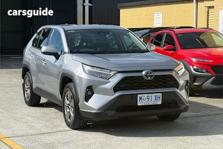 Silver 2022 Toyota RAV4 Wagon Gx (Awd) Hybrid