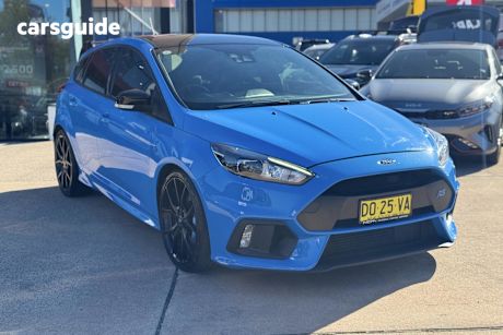 Blue 2018 Ford Focus Hatchback Rs Limited Edition