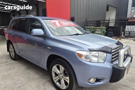 Blue 2007 Toyota Kluger Wagon Kx-S (Fwd)