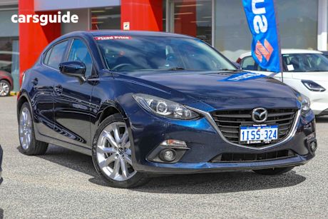 Blue 2015 Mazda 3 Hatchback Sp25