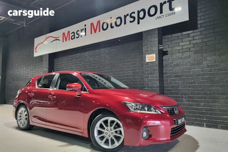 Burgundy 2011 Lexus CT200H Hatchback Sports Luxury