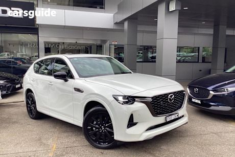 White 2025 Mazda CX-60 Wagon D50E Gt Hybrid