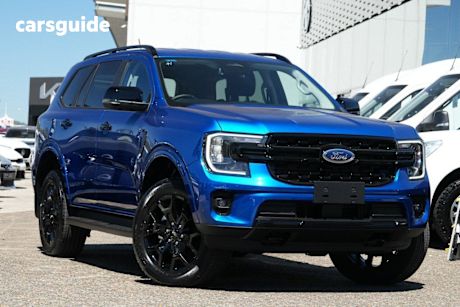 Blue 2025 Ford Everest Wagon Sport (Rwd)