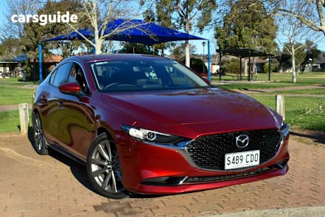 Red 2019 Mazda 3 Sedan G25 Gt