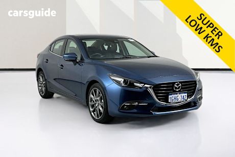 Blue 2017 Mazda 3 Sedan Sp25 Astina