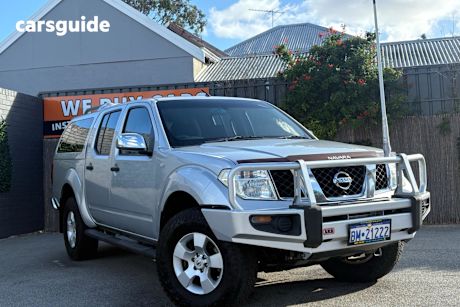 Silver 2006 Nissan Navara Dual Cab Pick-up St-X (4X4)