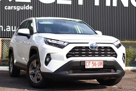 White 2024 Toyota RAV4 Wagon Gx (2Wd) Hybrid