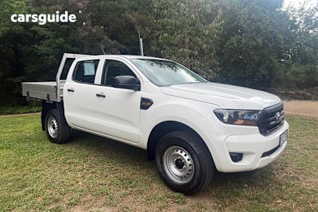 White 2021 Ford Ranger Double Cab Chassis Xl 3.2 (4X4)