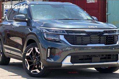 Grey 2024 Kia Seltos Wagon Gt-Line (Awd) (Two-Tone)