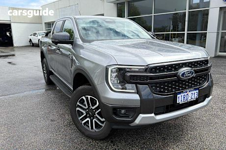 Silver 2025 Ford Ranger Double Cab Pick Up Sport 3.0 (4X4)