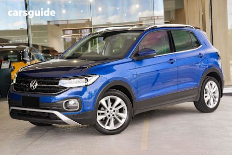 Blue 2020 Volkswagen T-Cross Wagon 85Tsi Style