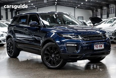 Blue 2018 Land Rover Range Rover Evoque SUV TD4 110KW SE 4X4