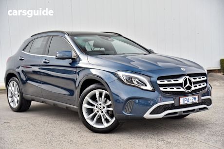 Blue 2019 Mercedes-Benz GLA180 Wagon
