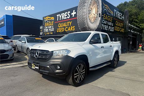 White 2018 Mercedes-Benz X250 Dual Cab Pick-up D Pure (4Matic)