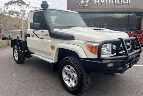 White 2023 Toyota Landcruiser Cab Chassis Lc79 Gxl