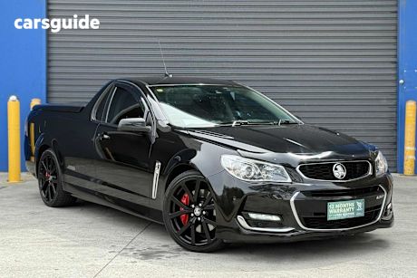 Black 2015 Holden UTE Utility Ss-V Redline