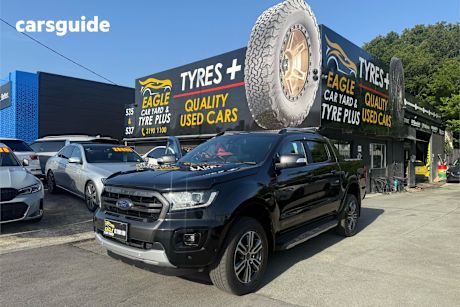 Black 2020 Ford Ranger Double Cab Pick Up Wildtrak 2.0 (4X4)