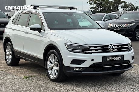 White 2017 Volkswagen Tiguan Wagon 140 Tdi Highline