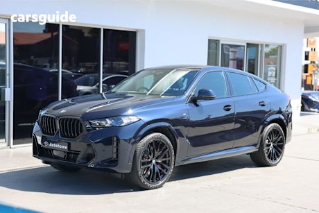 Black 2023 BMW X6 Coupe Xdrive30D M Sport