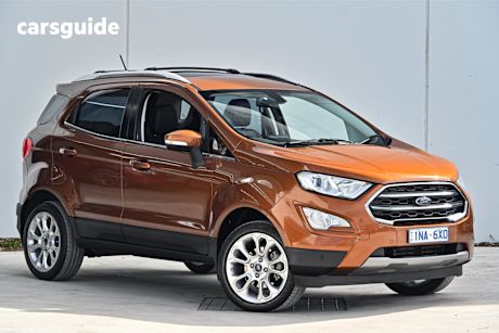 Orange 2018 Ford Ecosport Wagon Titanium
