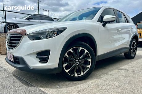 White 2015 Mazda CX-5 Wagon Akera (4X4)