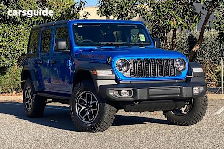 Blue 2024 Jeep Wrangler Unlimited Hardtop Rubicon (4X4)