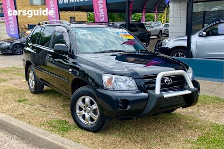 Black 2007 Toyota Kluger SUV CV