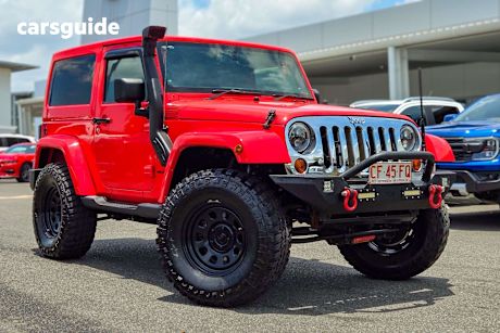 Red 2014 Jeep Wrangler Hardtop Overland