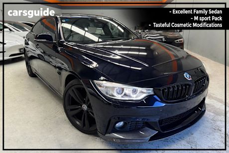 Black 2016 BMW 430I Coupe Gran Coupe M Sport