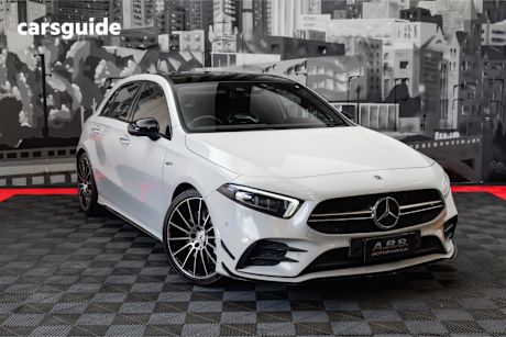 White 2021 Mercedes-Benz A35 Hatchback 4Matic
