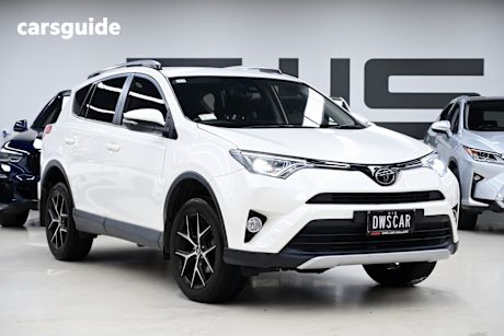 White 2018 Toyota RAV4 Wagon Gxl (4X4)