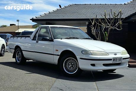 White 1998 Ford Falcon Ute Tray GLI R
