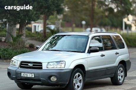 Silver 2003 Subaru Forester Wagon X