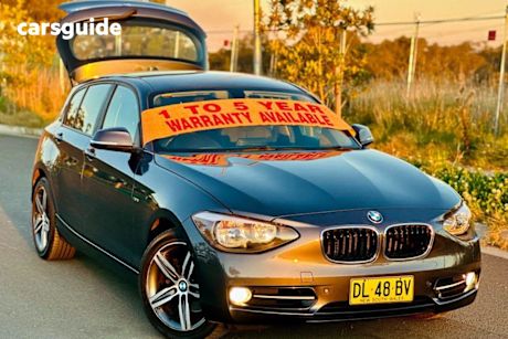 Grey 2014 BMW 118I Hatchback