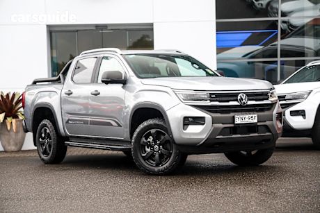 Silver 2024 Volkswagen Amarok Dual Cab Utility Panamericana Tdi600 4Motion