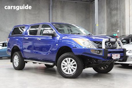 Blue 2015 Mazda BT-50 Dual Cab Utility Xtr (4X4)