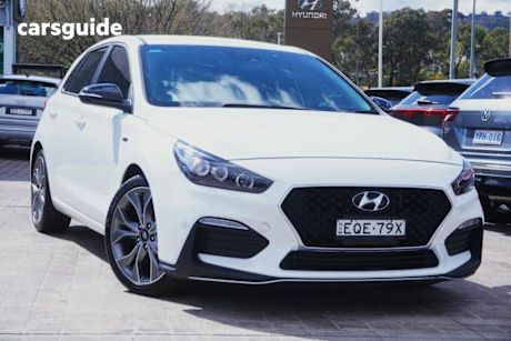 White 2021 Hyundai I30 Hatchback N Line