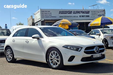 White 2022 Mercedes-Benz A180 Hatchback