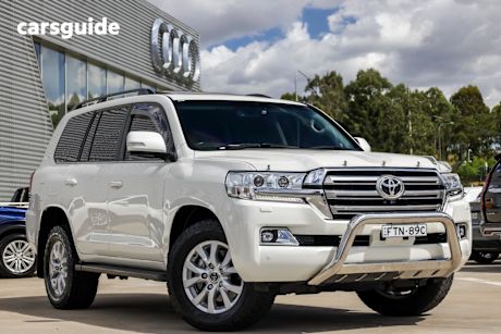 White 2020 Toyota Landcruiser Wagon Lc200 Vx (4X4)
