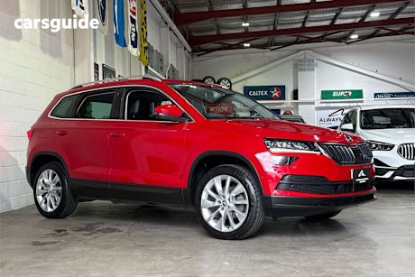 Red 2019 Skoda Karoq Wagon 1.5 110Tsi