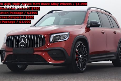 Red 2021 Mercedes-Benz GLB35 Wagon 4Matic
