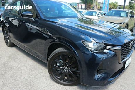 Blue 2024 Mazda CX-60 Wagon G40E Azami Hybrid