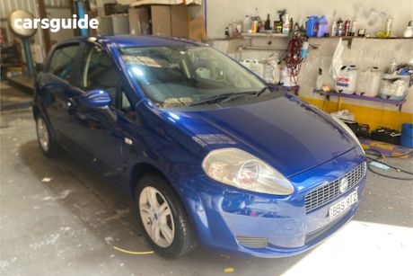 Blue 2007 Fiat Punto Hatchback Dynamic