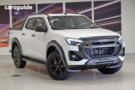 White 2025 Isuzu D-MAX Crew Cab Utility X-Terrain (4X4)