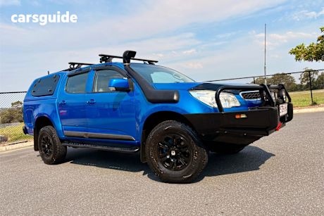 Blue 2016 Holden Colorado Crew Cab Pickup Ls (4X4)