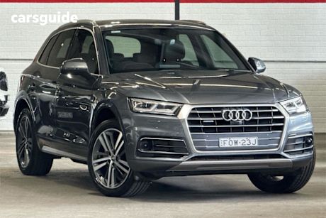 Grey 2018 Audi Q5 Wagon 2.0 Tfsi Quattro Sport